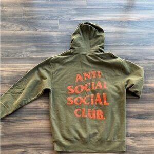 Anti Social Social Club Green Hoodie